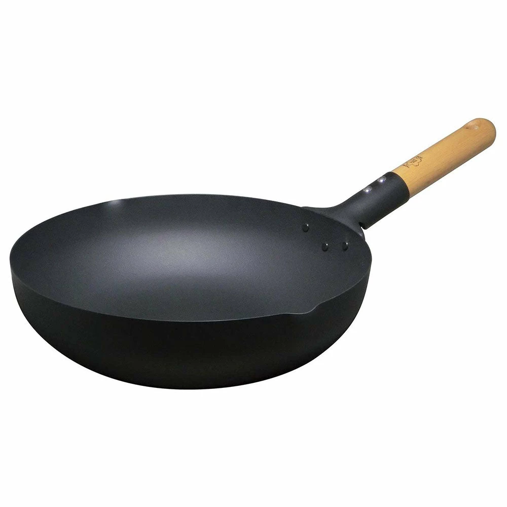 TAKUMI JAPAN Magma Plate Iron Stir Frying Pan 4 TAKUMI JAPAN Magma Plate Iron Stir Frying Pan - Image 2