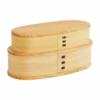 Odate Magewappa Yagura Two-Tier Bento Lunch Box