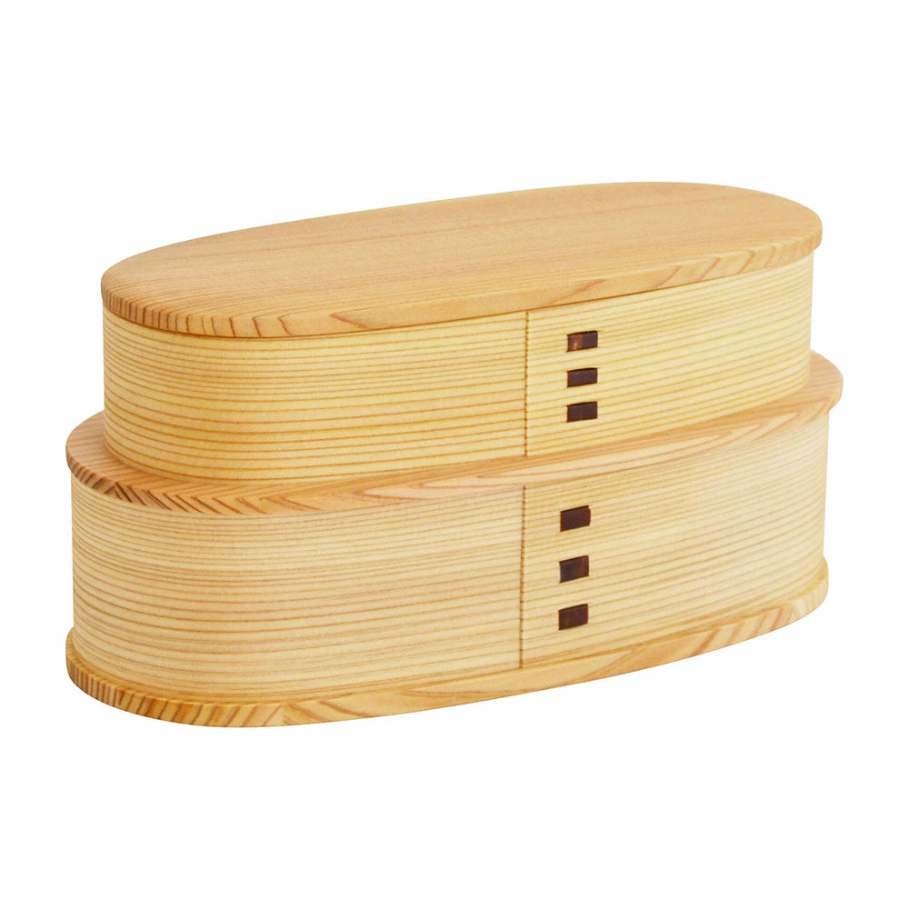 Odate Magewappa Yagura Two-Tier Bento Lunch Box 3 Odate Magewappa Yagura Two-Tier Bento Lunch Box