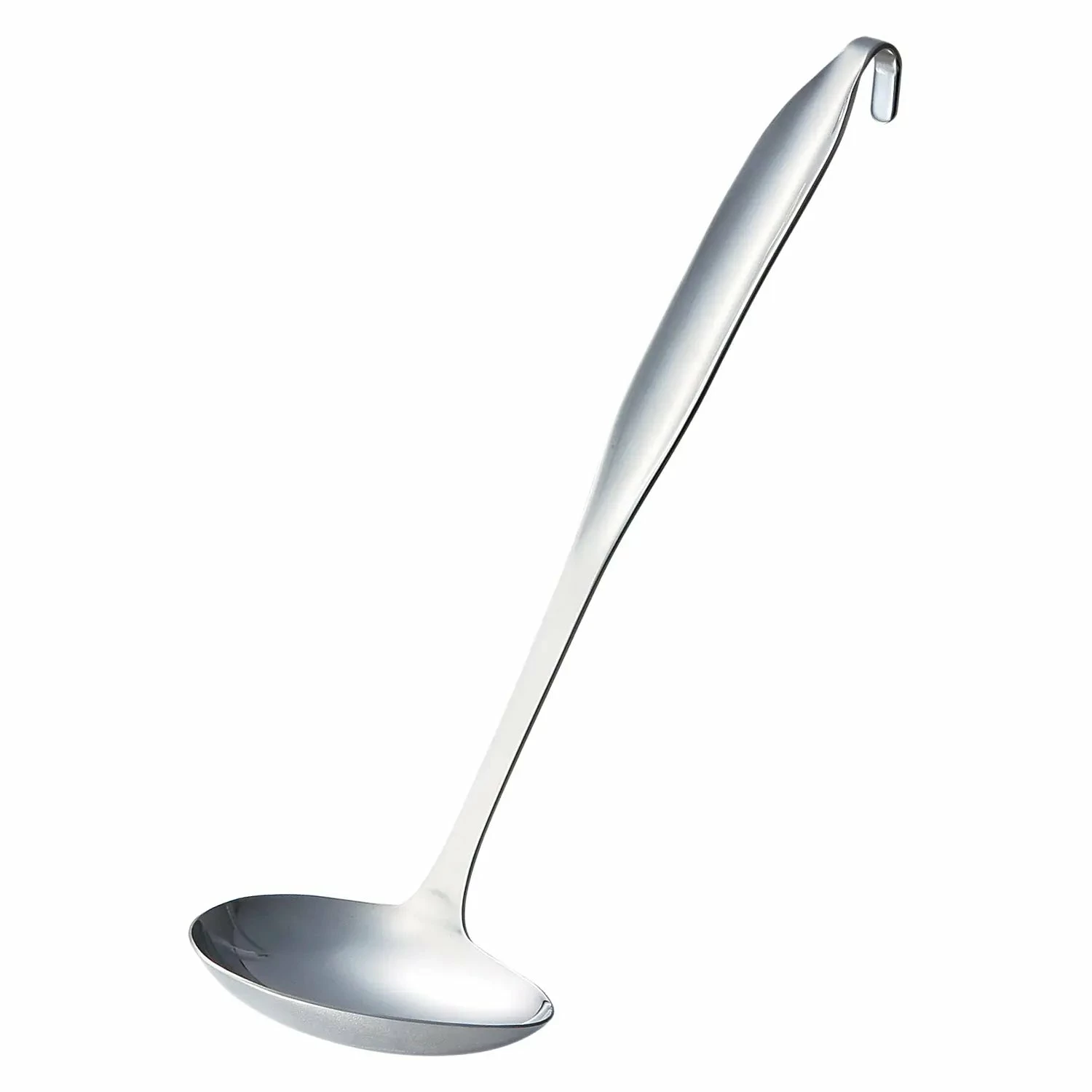 Akagawa Kibutsu Stainless Steel Side-Scooping Ladle 3 Akagawa Kibutsu Stainless Steel Side-Scooping Ladle