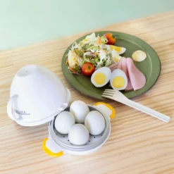 Akebono Microwave Egg Boiler (4 Eggs) 17 Akebono Microwave Egg Boiler (4 Eggs) -GLOBALKITCHEN JAPAN Sales AkebonoMicrowaveEggBoiler 4Eggs