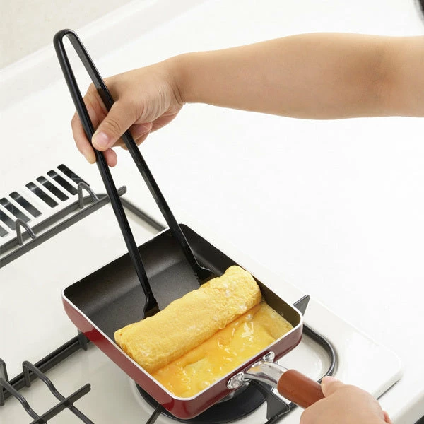 Akebono Nonstick 3 In 1 Tamagoyaki Omelette Turner Tongs 6 Akebono Nonstick 3 In 1 Tamagoyaki Omelette Turner Tongs - Image 4