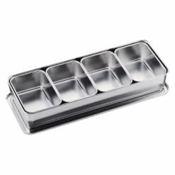 Clover Stainless Steel Yakumi Seasoning Container Medium 10 Clover Stainless Steel Yakumi Seasoning Container Medium -GLOBALKITCHEN JAPAN Sales CloverStainlessSteelYakumiSeasoningContainerMedium135015 3