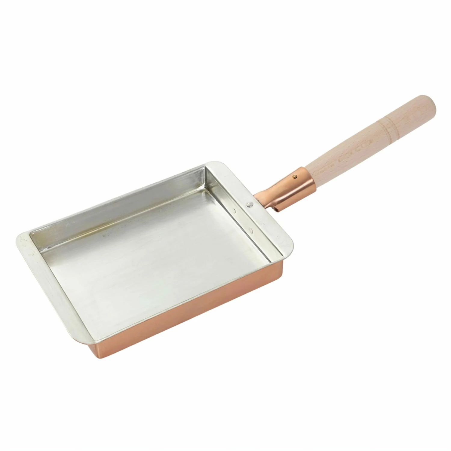 EBM Copper Tamagoyaki Rectangular Omelette Pan - Kansai Style 3 EBM Copper Tamagoyaki Rectangular Omelette Pan - Kansai Style
