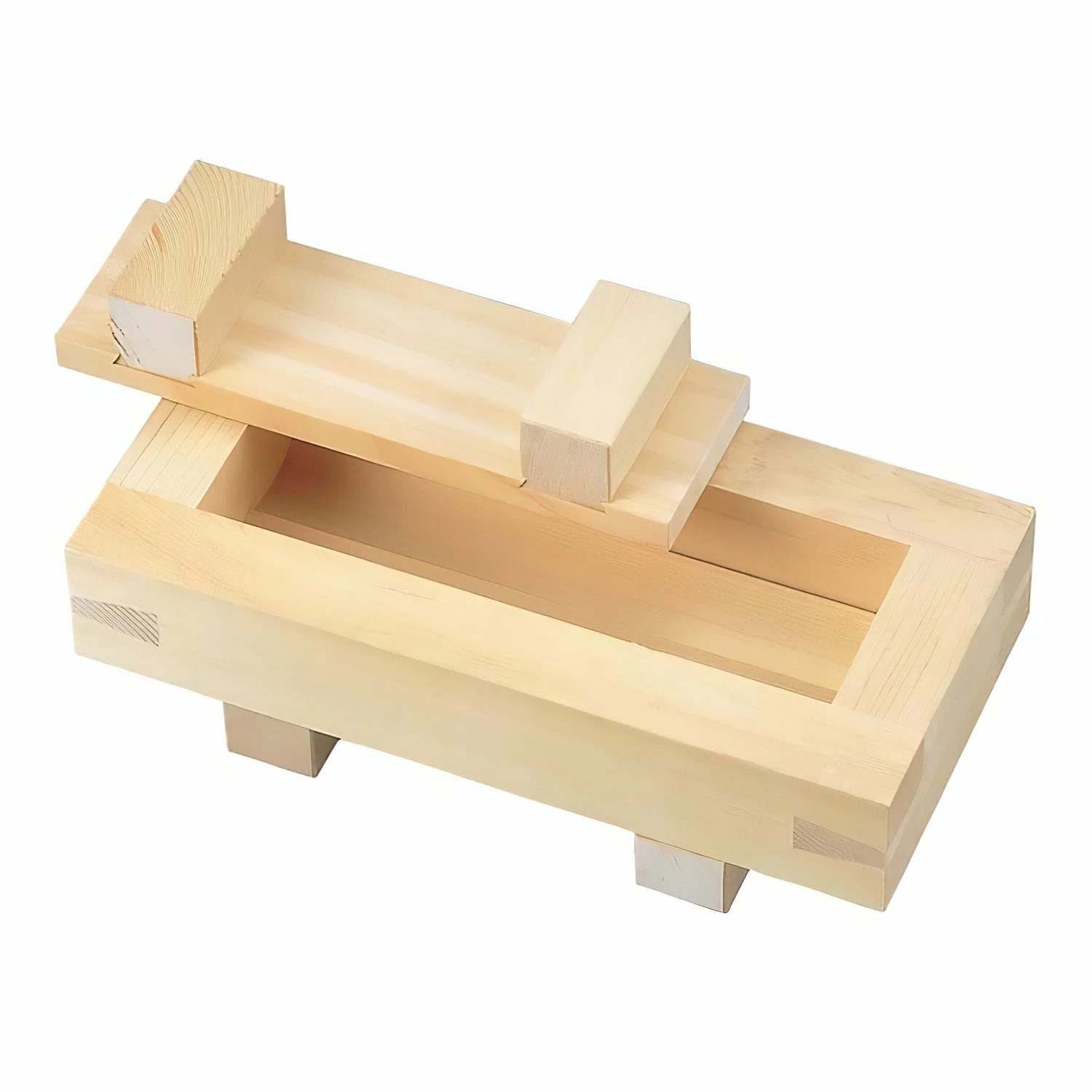 EBM Hinoki Cypress Wooden Sushi Press Sushi Mold 3 EBM Hinoki Cypress Wooden Sushi Press Sushi Mold