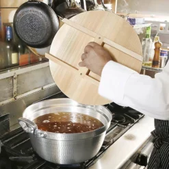 EBM Sawara Cypress Wooden H Shaped Lid 9 EBM Sawara Cypress Wooden H Shaped Lid -GLOBALKITCHEN JAPAN Sales EBMSawaraCypressWoodenHShapedLid 4