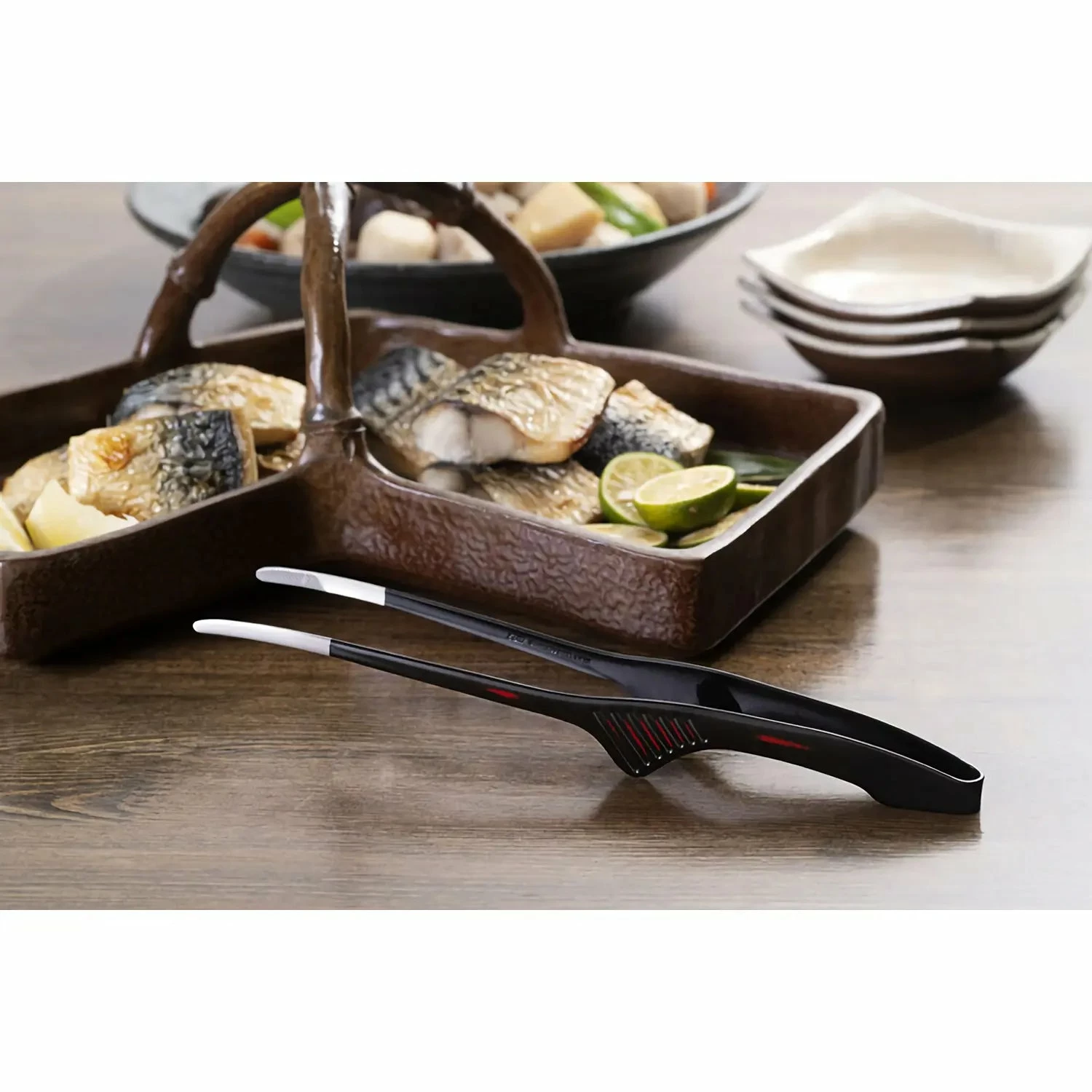 EBM Stainless Steel Clever Chopstick Tongs 10 EBM Stainless Steel Clever Chopstick Tongs - Image 8