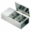 EBM Stainless Steel Yakumi Seasoning Container Separate Cover Type 1 EBM Stainless Steel Yakumi Seasoning Container Separate Cover Type -GLOBALKITCHEN JAPAN Sales EBMStainlessSteelYakumiSeasoningContainerSeparateCoverType003897 1