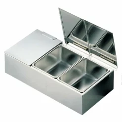 EBM Stainless Steel Yakumi Seasoning Container Separate Cover Type