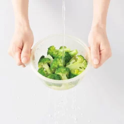 EBiSU Polypropylene Round Microwave Steamer For Vegetables -GLOBALKITCHEN JAPAN Sales EbisuPolypropyleneMicrowaveSafeRoundStorageContainerforSteamingVegetablesPS G61 4