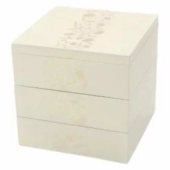 Echizen Shikki Art Deco Synthetic Resin 3-Tier Jubako Box -GLOBALKITCHEN JAPAN Sales EchizenShikkiArtDecoPhenolResin3 TierJubakoBoxS 21 1