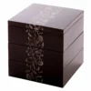Echizen Shikki Art Deco Synthetic Resin 3-Tier Jubako Box