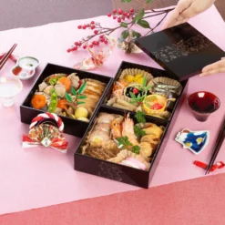 Echizen Shikki Art Deco Synthetic Resin 3-Tier Jubako Box -GLOBALKITCHEN JAPAN Sales EchizenShikkiArtDecoPhenolResin3 TierJubakoBox 1