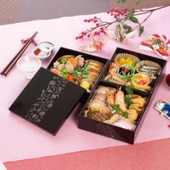 Echizen Shikki Art Deco Synthetic Resin 3-Tier Jubako Box -GLOBALKITCHEN JAPAN Sales EchizenShikkiArtDecoPhenolResin3 TierJubakoBox 2