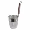 Fujiboshi Stainless Steel Deep Udon Noodle Strainer Flat Base With Wooden Handle 2 Fujiboshi Stainless Steel Deep Udon Noodle Strainer Flat Base With Wooden Handle -GLOBALKITCHEN JAPAN Sales FujiboshiStainlessSteelDeepUdonNoodleStrainerFlatBasewithWoodenHandle