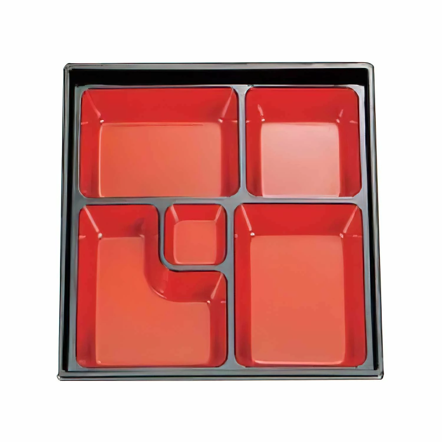 Fukui Craft ABS Resin 5-Divided Shokado Bento Box 4 Fukui Craft ABS Resin 5-Divided Shokado Bento Box - Image 2