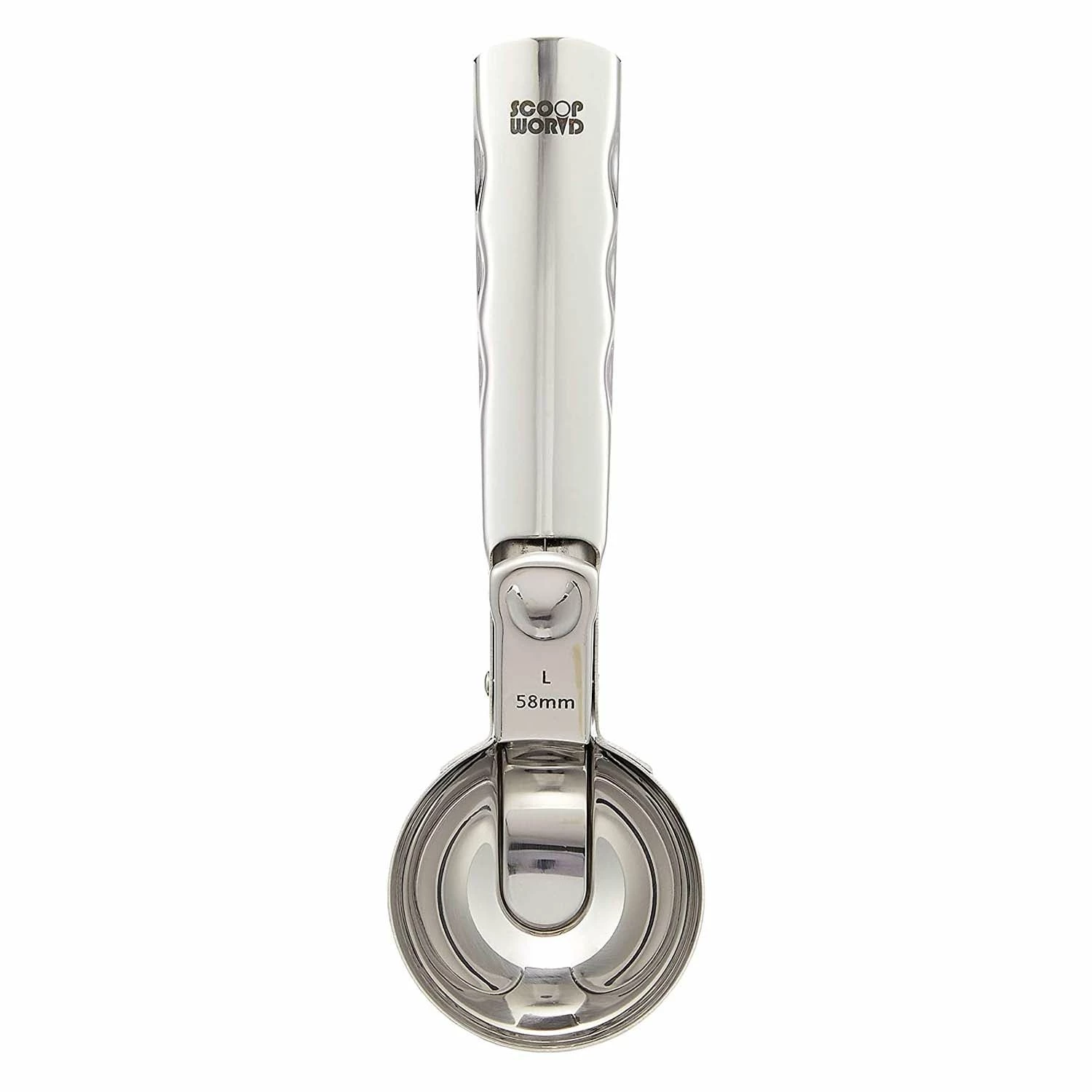 GS Stainless Steel One-Push Ice Cream Scoop 4 GS Stainless Steel One-Push Ice Cream Scoop - Image 2