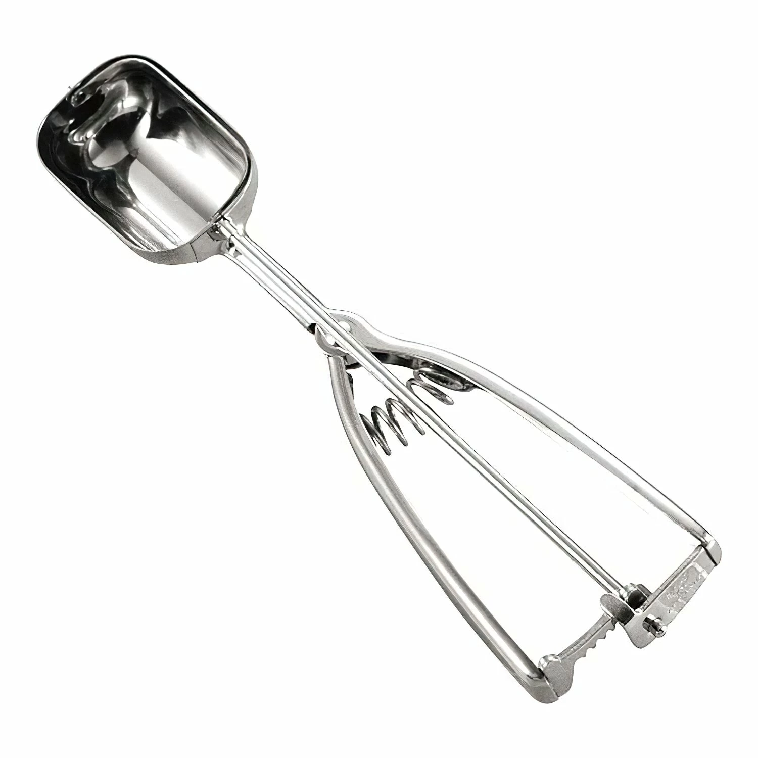 GS Stainless Steel Oval-Shaped Ice Cream Scoop 3 GS Stainless Steel Oval-Shaped Ice Cream Scoop