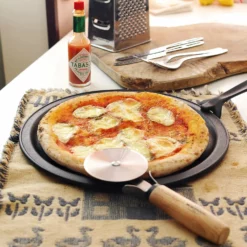 Iwachu Induction Cast-Iron Pizza Pan With Removable Handle 16 Iwachu Induction Cast-Iron Pizza Pan With Removable Handle -GLOBALKITCHEN JAPAN Sales IwachuInductionCast IronPizzaPanwithRemovableHandle 9
