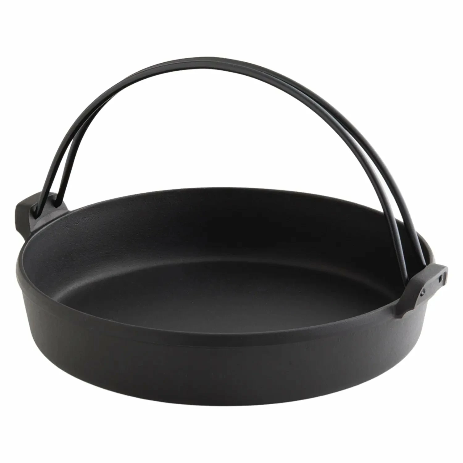 Iwachu Nambu Cast Iron Sukiyaki Pan With Handle 3 Iwachu Nambu Cast Iron Sukiyaki Pan With Handle