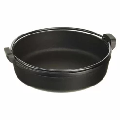 Iwachu Nambu Cast Iron Sukiyaki Pan With Handle 12 Iwachu Nambu Cast Iron Sukiyaki Pan With Handle -GLOBALKITCHEN JAPAN Sales IwachuNambuCastIronSukiyakiPanwithHandle 3