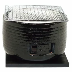 Kinka Ceramic Black Charcoal Konro Grill