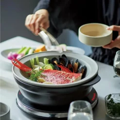 M.STYLE Karl Ceramic Induction Steamer Insert -GLOBALKITCHEN JAPAN Sales M.STYLEKarlCeramicInductionSteamerInsertKAL0218BE 4