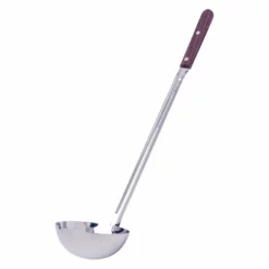 MARUTAMA Stainless Steel Long Ladle With Wooden Handle