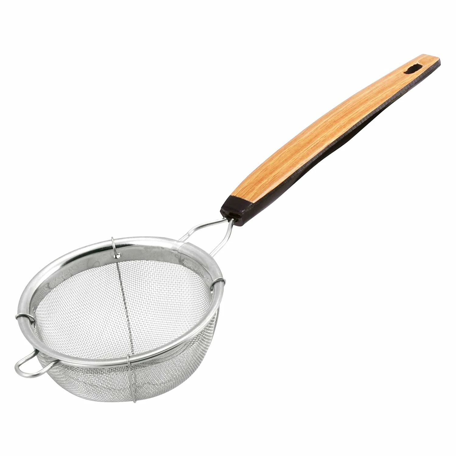 MINEX Stainless Steel Tea Strainer 40 Mesh Plastic Handle 3 MINEX Stainless Steel Tea Strainer 40 Mesh Plastic Handle