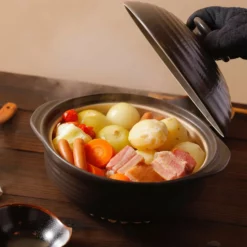 MIYAWO Thermatech Ceramic Induction Donabe Casserole -GLOBALKITCHEN JAPAN Sales MIYAWOThermatechCeramicInductionDonabeCasserole