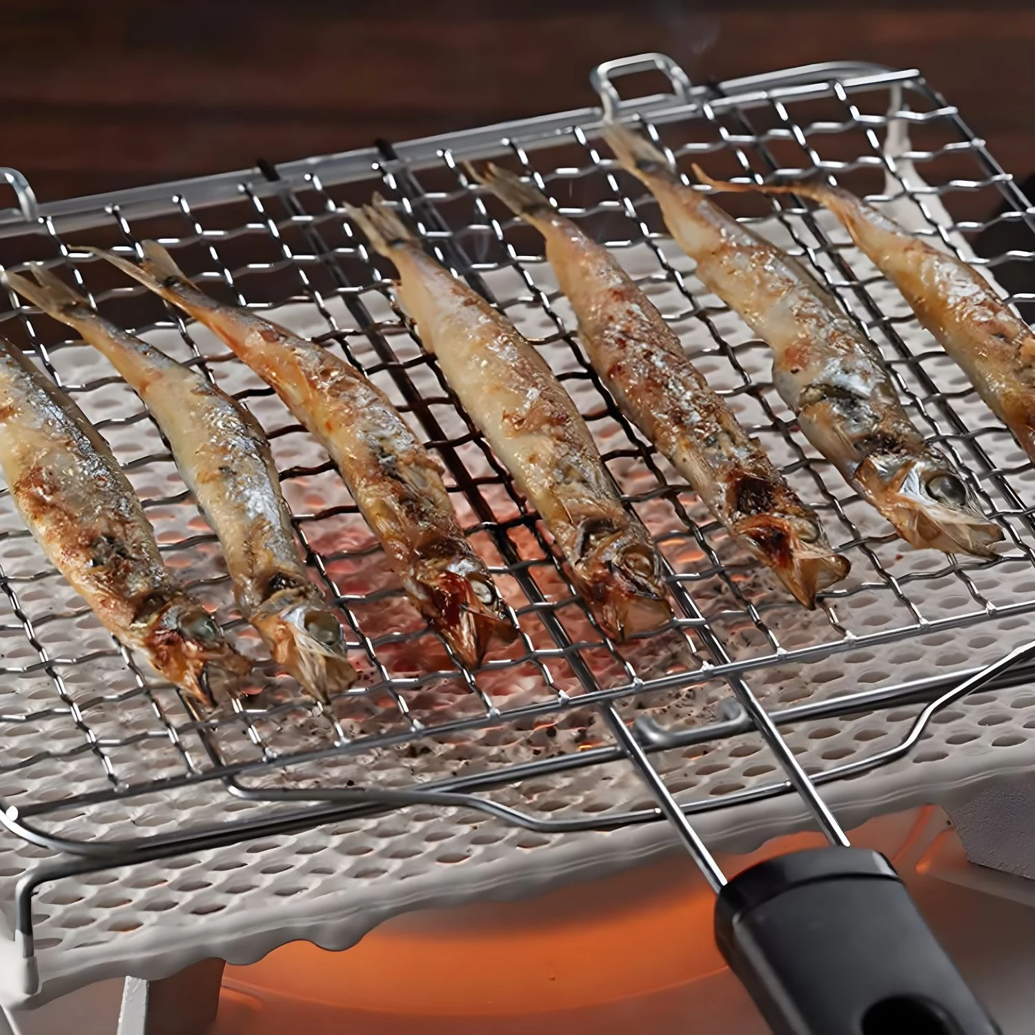 Mannen Woven Wire Rack Ceramic Far-Infrared Cooking Barbecue Grill Mesh 5 Mannen Woven Wire Rack Ceramic Far-Infrared Cooking Barbecue Grill Mesh - Image 3