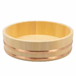 Miyabi Urushi Hangiri Sawara Wooden Rice Mixing Bowl