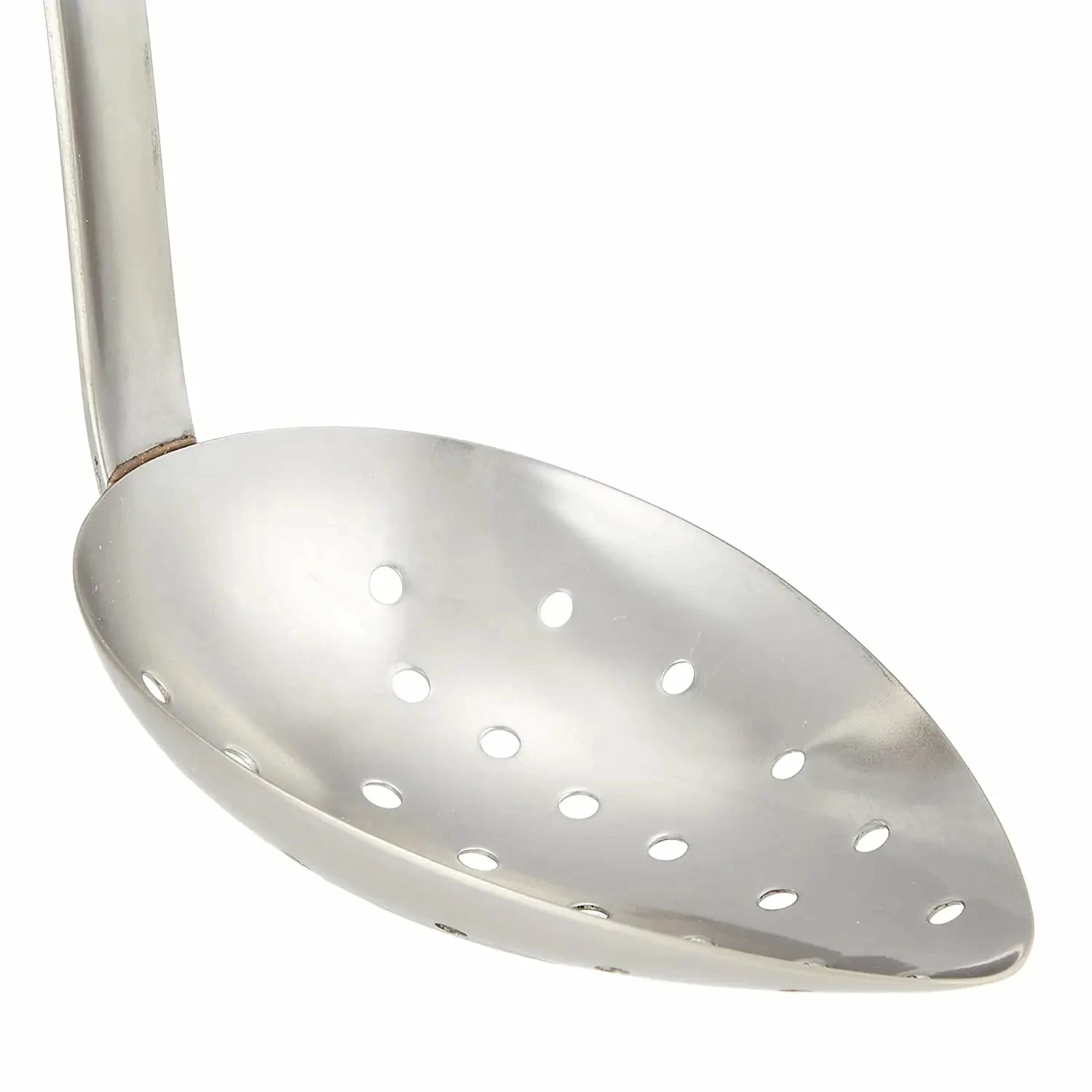 Nihon Metal Works Eco Clean Stainless Steel Vertical-Scooping Ladle With Holes 4 Nihon Metal Works Eco Clean Stainless Steel Vertical-Scooping Ladle With Holes - Image 2