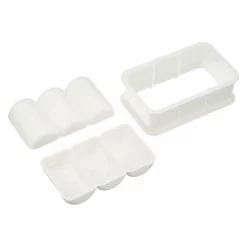 Nishiki Kasei Polypropylene Bale Shaped Onigiri Rice Ball Mold 3-Piece 5 Nishiki Kasei Polypropylene Bale Shaped Onigiri Rice Ball Mold 3-Piece -GLOBALKITCHEN JAPAN Sales NishikiKaseiPolypropyleneOnigiriMold3 Piece 2
