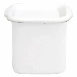 Noda Horo White Series Enamel Square Food Containers With Enamel Lid -GLOBALKITCHEN JAPAN Sales NodaHoroWhiteSeriesEnamelSquareFoodContainerswithEnamelLid 3