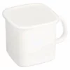 Noda Horo White Series Enamel Square Food Containers With Handle And Lid 1.2L 2 Noda Horo White Series Enamel Square Food Containers With Handle And Lid 1.2L -GLOBALKITCHEN JAPAN Sales NodaHoroWhiteSeriesEnamelSquareFoodContainerswithHandleandLid1.2L 1