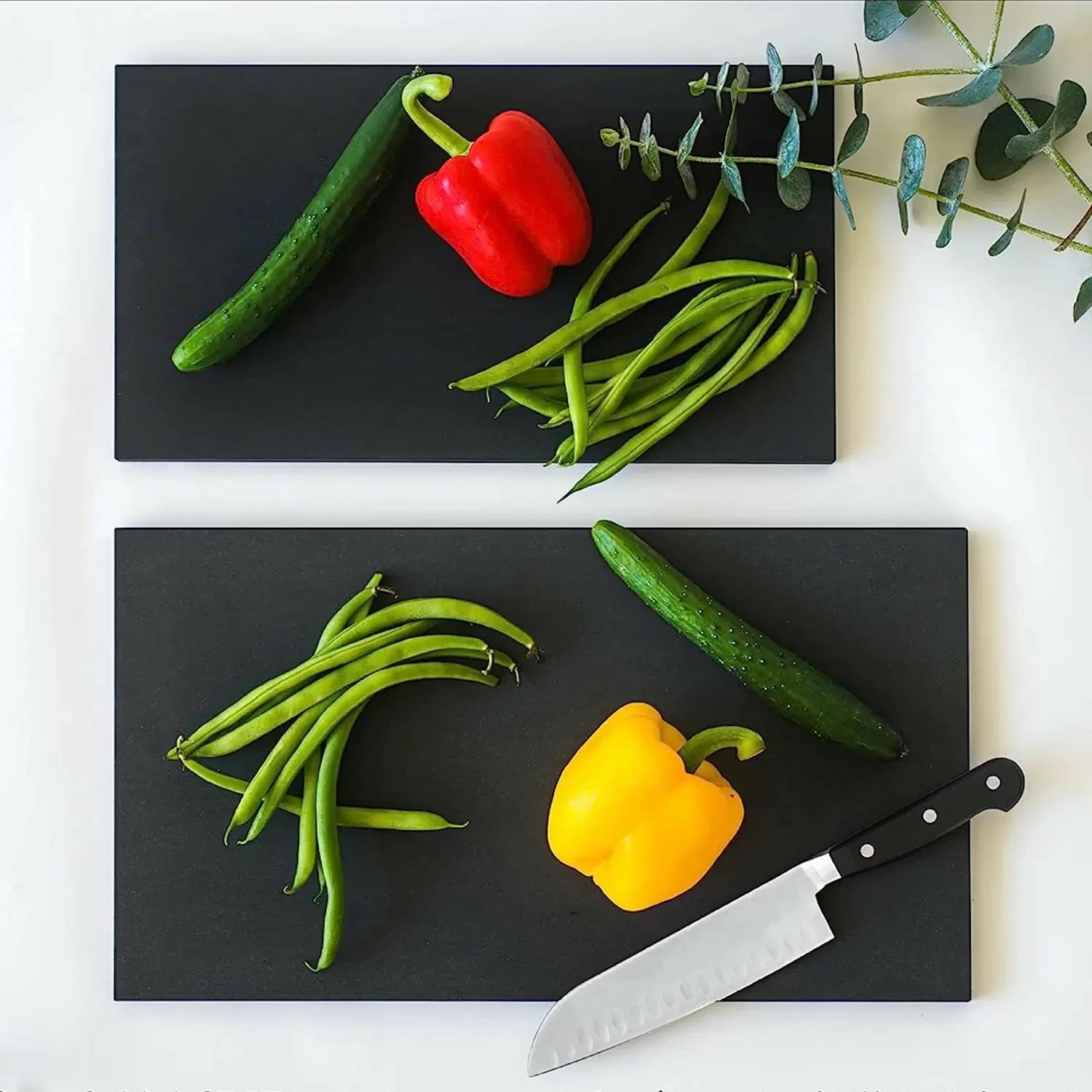 Parker Asahi Cookin' Cut Synthetic Rubber Antibacterial Cutting Board Black 9 Parker Asahi Cookin' Cut Synthetic Rubber Antibacterial Cutting Board Black - Image 7