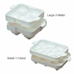 Seiei Polyethylene Ice Ball Tray -GLOBALKITCHEN JAPAN Sales SeieiPolyethyleneIceBallTray 3