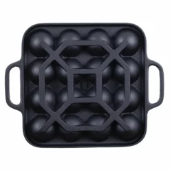 Seieido Cast Iron 16-Ball Takoyaki Pan -GLOBALKITCHEN JAPAN Sales SeieidoCast Iron16 BallTakoyakiPan 2 ffdeabba c8e5 40b3 97a2 0c5e02f07cd9