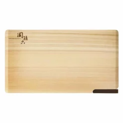 Kai Seki Magoroku Hinoki Cypress Wood Cutting Board With Stand