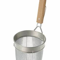 Three Snow Stainless Steel Ramen Tebo Noodle Strainer Extra Rim With Wooden Handle 6 Three Snow Stainless Steel Ramen Tebo Noodle Strainer Extra Rim With Wooden Handle -GLOBALKITCHEN JAPAN Sales Shin EtsuRamenTeboNoodleStrainerExtraRim 2