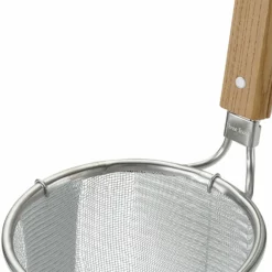 Three Snow Stainless Steel Deep Ramen Tebo Noodle Strainer Round Base -GLOBALKITCHEN JAPAN Sales Shin EtsuStainlessSteelRamenTeboHeavy DutyDeepNoodleStrainer 3