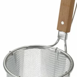 Three Snow Stainless Steel Deep Ramen Tebo Noodle Strainer Round Base -GLOBALKITCHEN JAPAN Sales Shin EtsuStainlessSteelRamenTeboHeavy DutyDeepNoodleStrainer 4