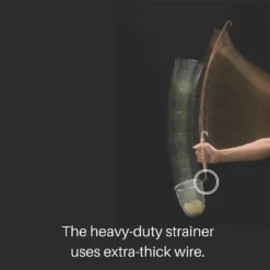 Three Snow Stainless Steel Deep Ramen Tebo Noodle Strainer Round Base -GLOBALKITCHEN JAPAN Sales Shin EtsuStainlessSteelRamenTeboHeavy DutyDeepNoodleStrainer 6