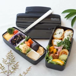 Skater Modern+ Polypropylene Shokado 2-Tier Bento Lunch Box -GLOBALKITCHEN JAPAN Sales SkaterModern PolypropyleneShokado2 TierBentoLunchBox12195 1 POW5S 3