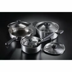 Sori Yanagi 3-Ply Stainless Steel Induction Saucepan -GLOBALKITCHEN JAPAN Sales SoriYanagi3 PlyStainlessSteelInductionSaucepan 5