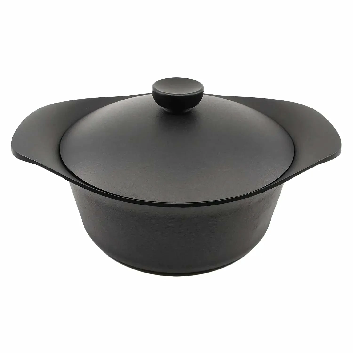 Sori Yanagi Cast Iron Induction Deep Casserole 22cm With Lid & Fork 3 Sori Yanagi Cast Iron Induction Deep Casserole 22cm With Lid & Fork