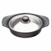 Sori Yanagi Cast Iron Induction Shallow Casserole 22cm With Stainless Steel Lid -GLOBALKITCHEN JAPAN Sales SoriYanagiCastIronInductionShallowCasserole22cmwithStainlessSteelLid 1