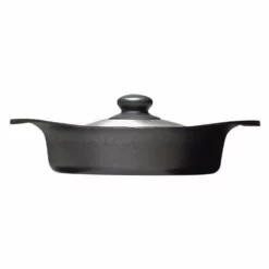 Sori Yanagi Cast Iron Induction Shallow Casserole 22cm With Stainless Steel Lid -GLOBALKITCHEN JAPAN Sales SoriYanagiCastIronInductionShallowCasserole22cmwithStainlessSteelLid 3