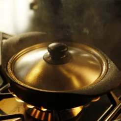 Sori Yanagi Cast Iron Induction Shallow Casserole 22cm With Stainless Steel Lid -GLOBALKITCHEN JAPAN Sales SoriYanagiCastIronInductionShallowCasserole22cmwithStainlessSteelLid 4